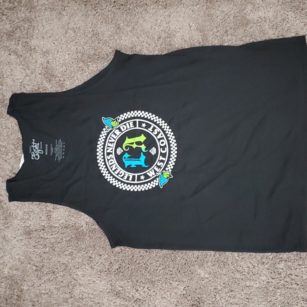 New los angeles legends never die west coast tank top medium